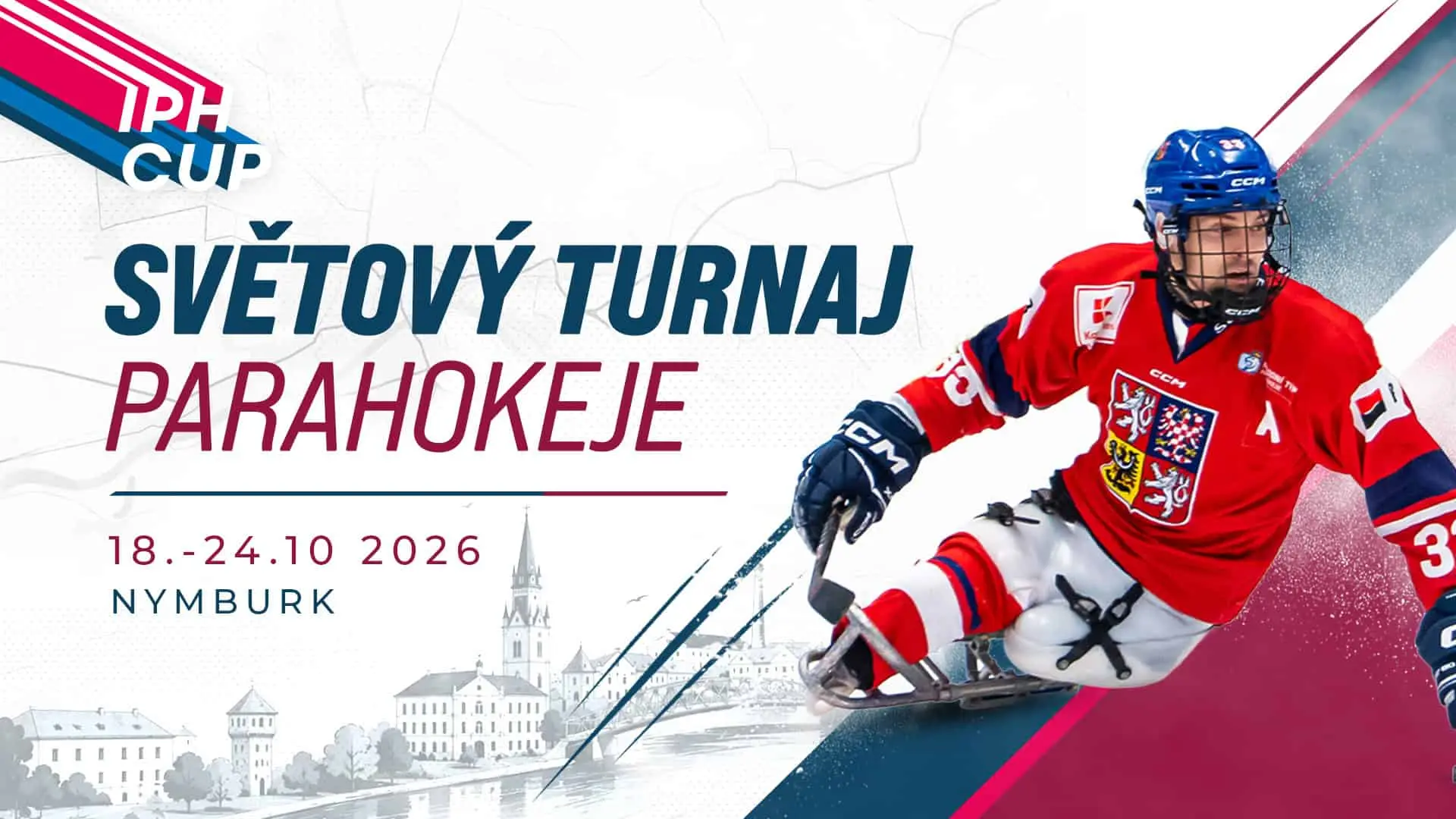 IPH CUP – světový turnaj parahokeje, 18.–24. 10. 2026, Nymburk